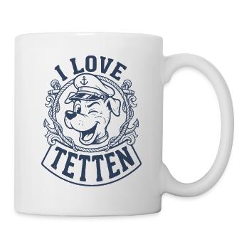 I Love Tetten Adult Humor For Men - Mug - white - Right