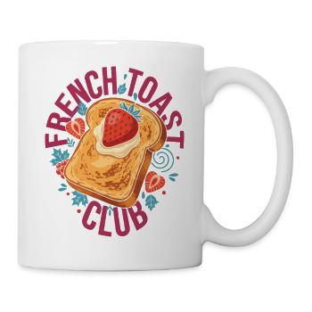 Club de pain perdu au brunch drôle du petit-déjeuner - Mug blanc - blanc - Droite