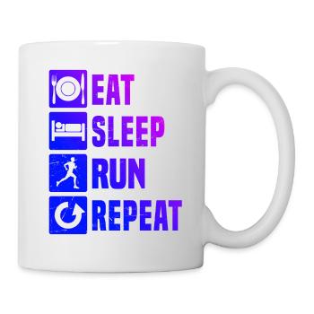 Idée cadeau pour une course à pied - Mug blanc - blanc - Droite