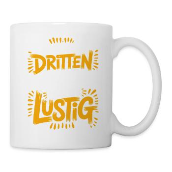 Bier Nach Dem Dritten Bier Lustig JGA Party Malle - Tasse - Weiß - Rechts