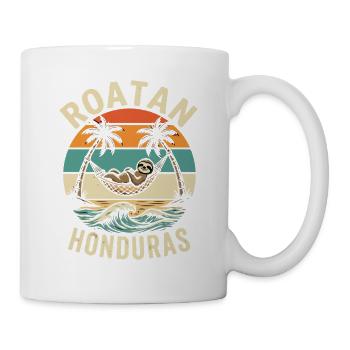 Roatan Hängematten Faultier - Tasse - Weiß - Rechts