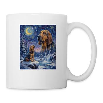 Hurlant vers la Lune Mème Chien Sanglier - Mug blanc - blanc - Droite