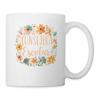 Consejera Escolar Blütenkranz - Tasse - Weiß - Rechts