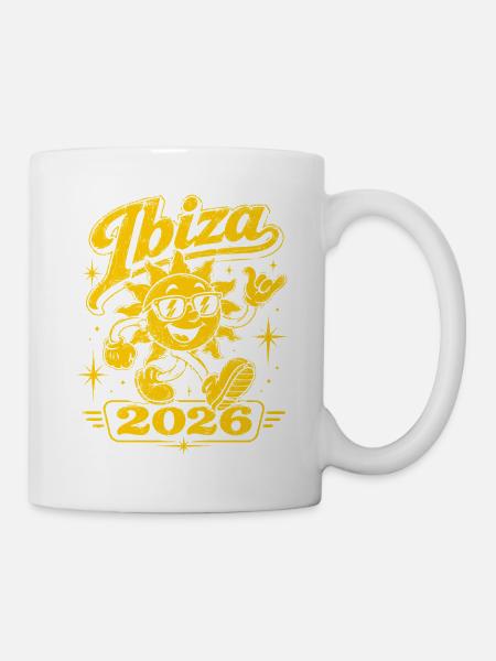 Ibiza 2026 Sonnenzauber - Tasse - Weiß