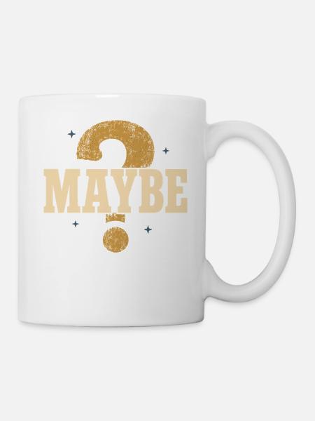 Agnostisch, Aber Müde Lustiges Agnostiker-geschenk - Tasse - Weiß