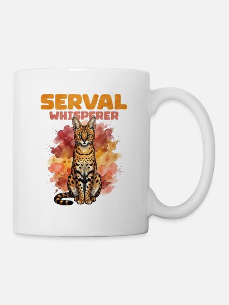 Servalflüsterer - Tasse - Weiß