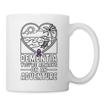 Sensibilisation à la démence de Always On A Adventure - Mug blanc - blanc - Droite