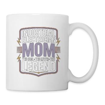 Électricien industriel Maman Technicienne électricien - Mug blanc - blanc - Droite