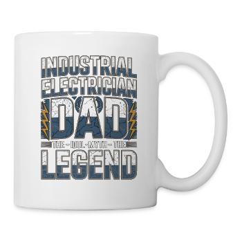 Électricien industriel Papa Le technicien de réparation - Mug blanc - blanc - Droite