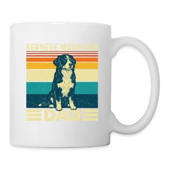 Papa Bernois des montagnes Fier Papa Berner - Mug blanc - blanc - Droite