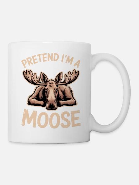 Elch Sprüche Elche Lustiges Elch Geschenk - Tasse - Weiß