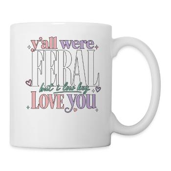 Un professeur qui dit de l’humour : Une idée de cadeau scolaire - Mug blanc - blanc - Droite
