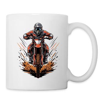 Sprint moto Cross : Action moto - Mug blanc - blanc - Droite