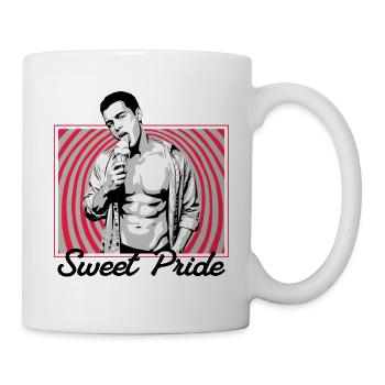Fierté du T-shirt Sexy Man - Mug blanc - blanc - Droite