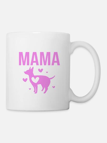 Rat Terrier - Tasse - Weiß