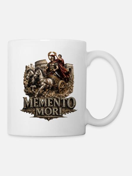 Römischer Streitwagen, triumpfaler Einzug - Tasse - Weiß