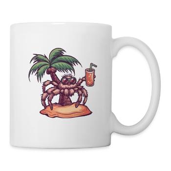Palmier d’été Tarentule - Mug blanc - blanc - Droite