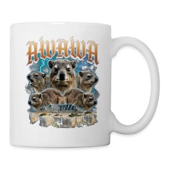 Awawa Bootleg Porträt - Tasse - Weiß - Rechts