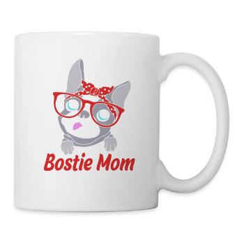 Boston Terrier - Mug blanc - blanc - Droite