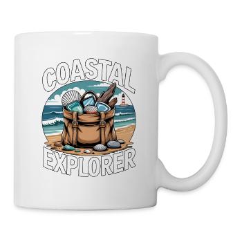 Explorateur côtier Sunset - Mug blanc - blanc - Droite