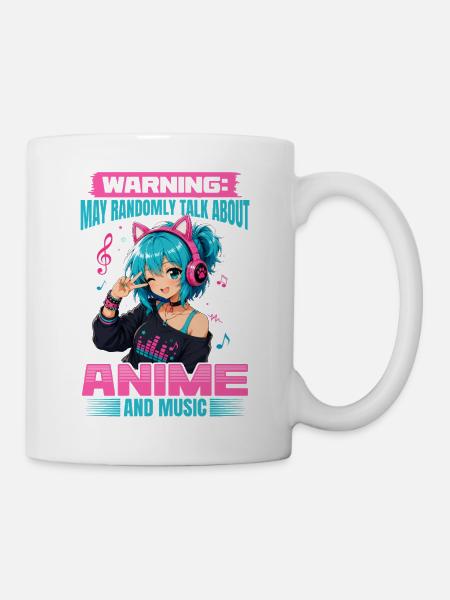 Anime and Music Chibi - Tasse - Weiß