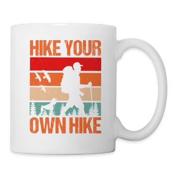 Randonnée sur sentier de montagne Randonnée en plein air Braconnage - Mug blanc - blanc - Droite