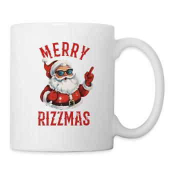 Merry Rizzmas Funny Santa Christmas Gift - Mug - white - Right