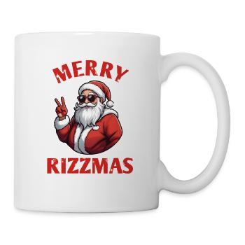 Merry Rizzmas Funny Santa Christmas Gift - Mug - white - Right