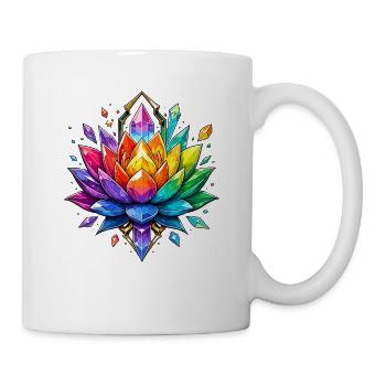 Lotus de Cristal Lumineux - Mug blanc - blanc - Droite