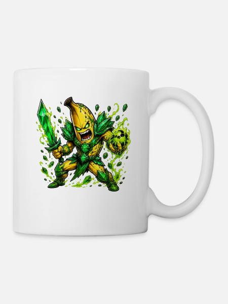 Bananen Kristallkrieger - Tasse - Weiß
