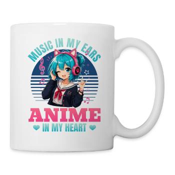 Anime and Music Chibi - Tasse - Weiß - Rechts
