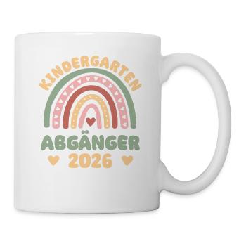 Abschied Kinder Kindergarten Abgänger 2026 - Tasse - Weiß - Rechts