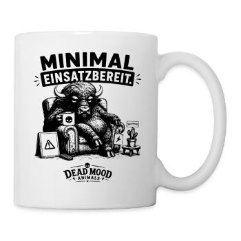 Introvertierte Büroangestellte und Kaffeeliebhaber - Tasse - Weiß - Rechts