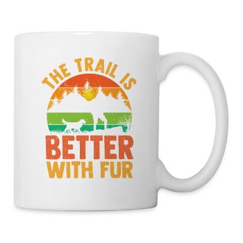 Hiking Mountain Trail Backpacking Outdoors Poaching - Mug - white - Right