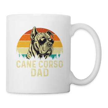 Cane Corso Dad Italian Mastiff Owner - Mug - white - Right