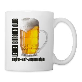 Lecker Bierchen Club Bier Bierglas  - Tasse - Weiß - Rechts
