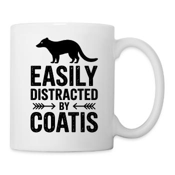Coatis Sayings Funny Coatis Gift - Mug - white - Right