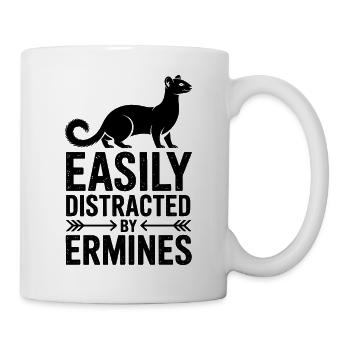 Dictons d’hermine Drôle d’hermine Cadeau drôle d’hermine - Mug blanc - blanc - Droite