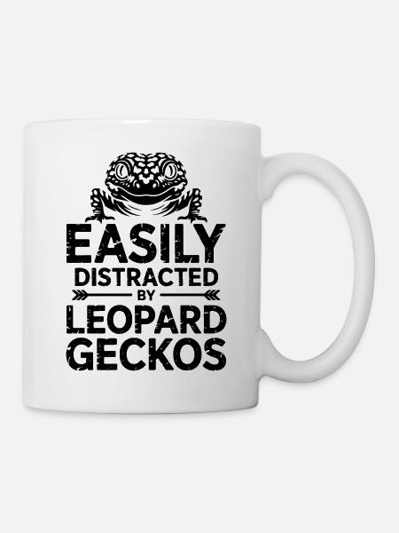 Leopardgecko Sprüche Lustige Leopardgecko Geschenk - Tasse - Weiß