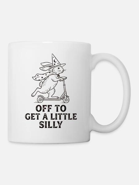 Off To Get A Little Silly - Tasse - Weiß