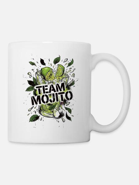 JGA Mojito Cocktail Barkeeper - Tasse - Weiß