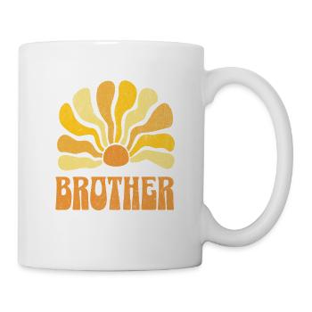 Frère Rétro - Mug blanc - blanc - Droite