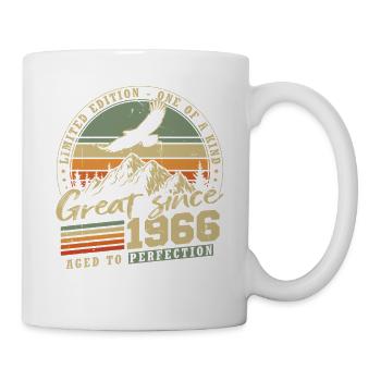 1966 Vintage Vintage Birthday Retro - Mug - white - Right