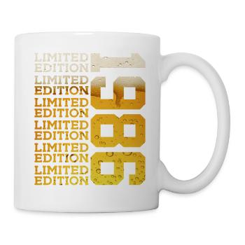 BIÈRE ÉDITION LIMITÉE 1986 40E ANNIVERSAIRE - Mug blanc - blanc - Droite