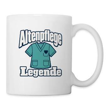 Altenpflege Legende, Altenpfleger Geschenk - Mug - white - Right