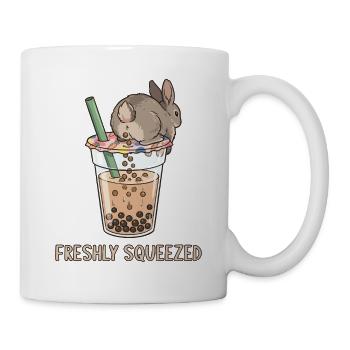 Bubble Tea Boba Drôle de Lapin mignon - Mug blanc - blanc - Droite