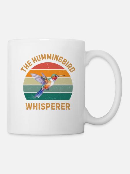 Hummingbird Whisperer Bird Lover Geschenk - Tasse - Weiß