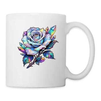 Holographic Rainbow Rose Crystal - Mug - white - Right