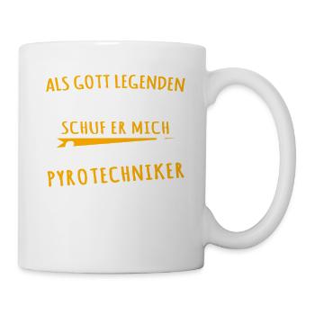 Pyrotechniker - Tasse - Weiß - Rechts