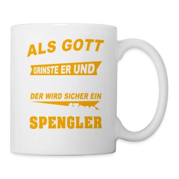 Spengler Sprüche - Tasse - Weiß - Rechts
